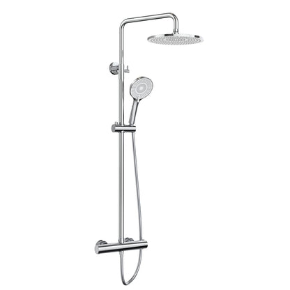 Rainsworth Duschsystem Thermostat 25cm Regendusche Chrom