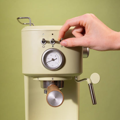 Cecotec Compact Power Espresso 20 Retro Green Espressomaschine