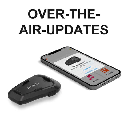 Cardo Spirit Motorrad Bluetooth Kommunikationssystem Headset schwarz