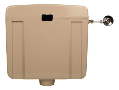 Calmwaters Aufputz-Spülkasten Beige, 6-9 Liter, Start-Stopp-Taste