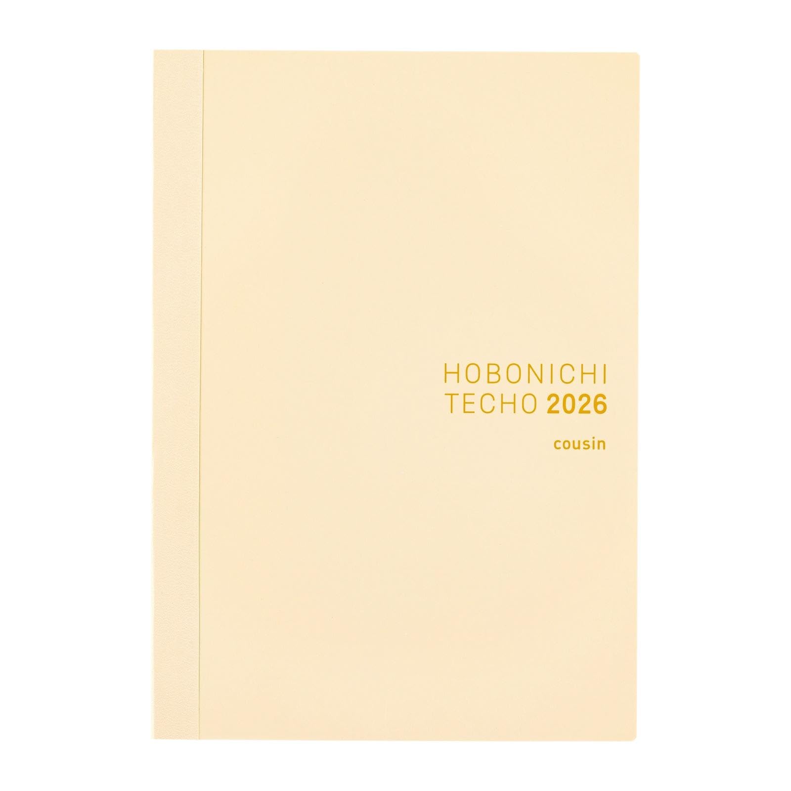 Hobonichi Techo 2026 Cousin Book Planner - A5, English, Jan Start. Rechteckiger A5-Buchplaner zur detaillierten Terminplanung und Notizen.