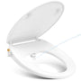 YEAUPE PRO Bidet WC-Sitz Oval - Nicht elektrisch. Ovaler Toilettensitz mit integrierter Duschfunktion zur Reinigung nach dem WC-Gang.