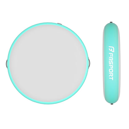 FBSPORT Airspot Airtrack Matte 100 cm, aufblasbare Turnmatte mit Pumpe