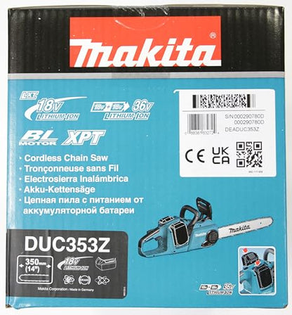 Makita DUC353 Akku-Kettensäge – Kompakte Kabellose Motorsäge