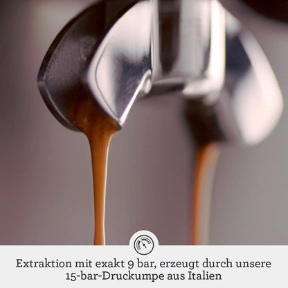 Sage The Barista Pro Siebträgermaschine - Schwarzer Edelstahl
