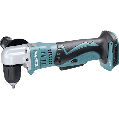 Makita DDA351Z Akku-Winkelbohrmaschine 18V Solo, blau-schwarz, zum Bohren an engsten Stellen.