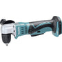 Makita DDA351Z Akku-Winkelbohrmaschine 18V Solo, blau-schwarz, zum Bohren an engsten Stellen.