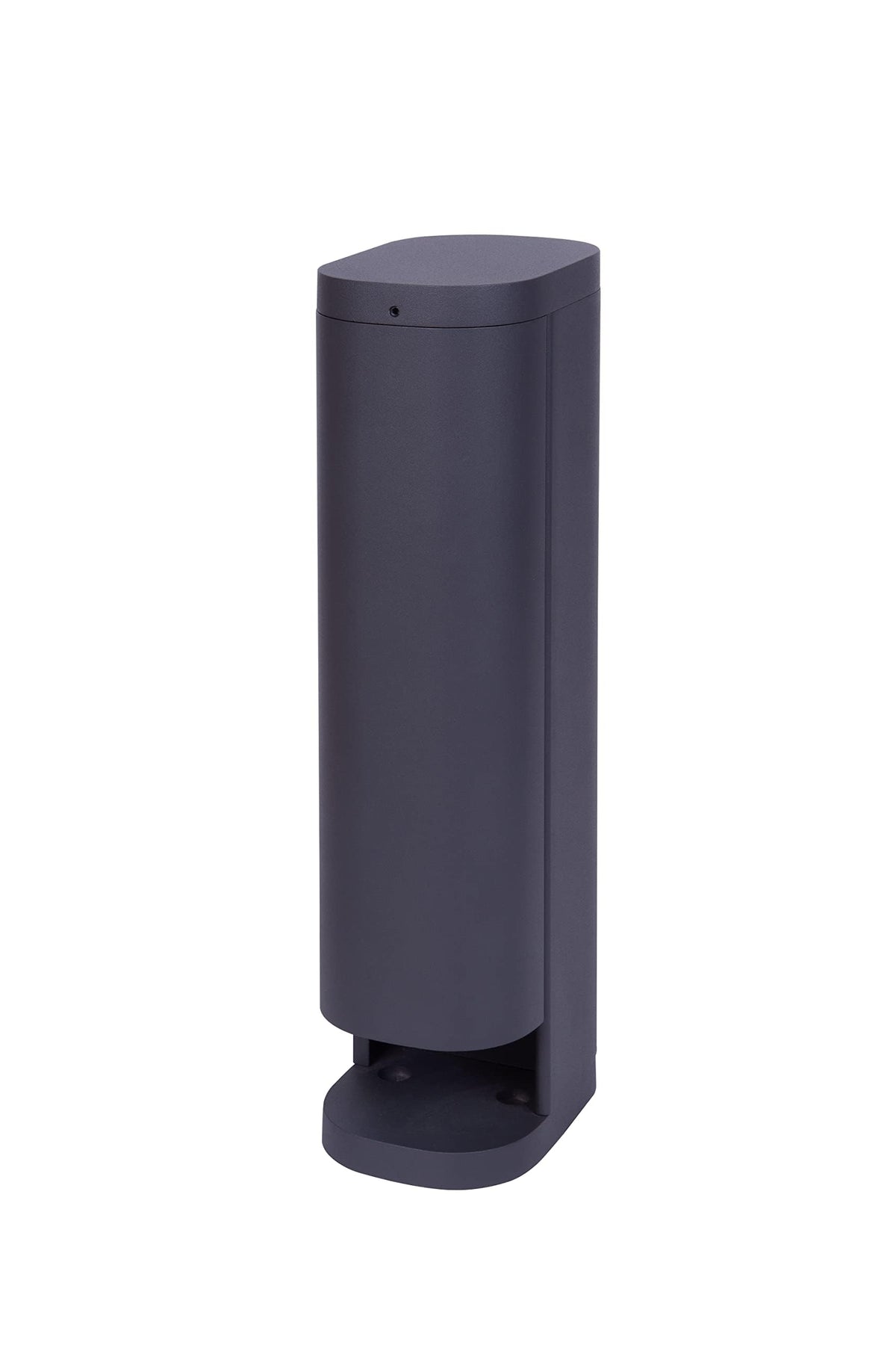 Bold 19448 Volo Steckdosensäule Garten Anthrazit 2x Schuko IP44, Aluminium-Druckguss, eckige Form