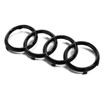 Audi Kühlergrill Ringe Black Edition Emblem schwarz 82A071801