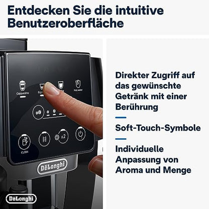 De’Longhi Magnifica Start Perfetto Kaffeevollautomat - Schwarz-Grau