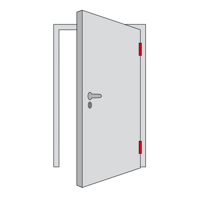 ABUS Tür-Panzerriegel PR1400, Silber (Art. 10254)