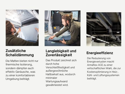Armacell Armaflex Kautschuk Dämmmatte - Selbstklebend 19mm