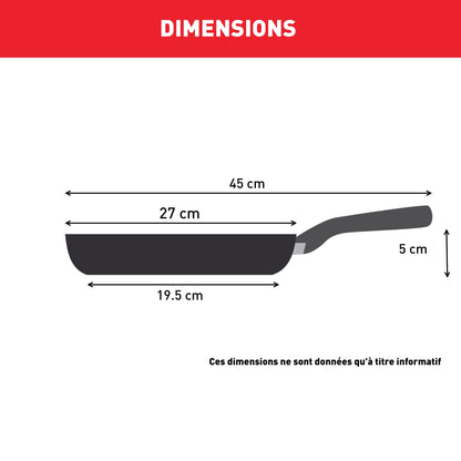 Tefal Comfort Max Bratpfanne 26 cm, Edelstahl, Antihaftbeschichtung