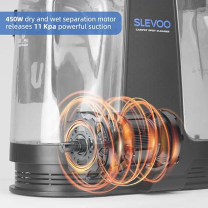 Slevoo Polsterreiniger Gerät – Nasssauger Waschsauger Teppichreiniger