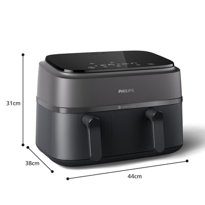 Philips Airfryer Dual Basket 3000 Series Heissluftfritteuse - 9L
