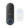 Reolink 5MP PoE Video-Türklingel kabelgebunden mit Chime. Rechteckig, dunkel, mit Kamera. Für 5MP Türkommunikation & PoE-Sicherung.