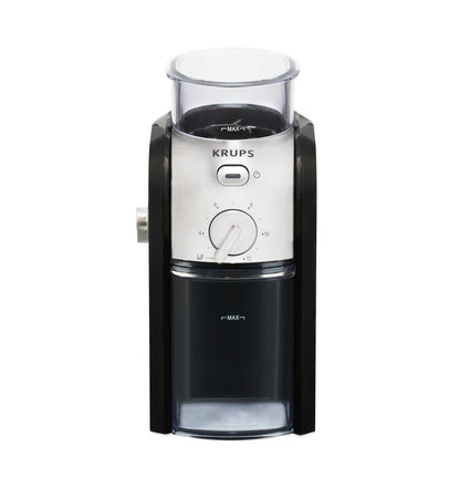 Krups GVX212 Kaffeemühle, Scheibenmahlwerk, 17 Mahlstufen, schwarz