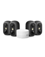 eufy eufyCam C35 Überwachungskamera, kabellos, 4er-Pack, Schwarz