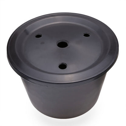 CLGarden Springbrunnenbecken Set 30 Liter rund mit GFK Deckel ø 45 cm