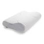 TEMPUR Original Memory Foam Nackenstützkissen fest - Grösse S. Weißes, wellenförmiges Kissen. Stützt Nacken und Halswirbelsäule im Schlaf.