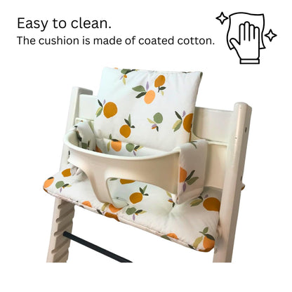 LUCCA kids Sitzkissen für Stokke Tripp Trapp Hochstuhl weiss