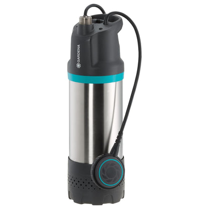 Gardena Tauch-Druckpumpe 5900/4 - Inox für Haus & Garten. Zylindrisch, fördert Wasser aus Zisternen/Brunnen unter Druck.