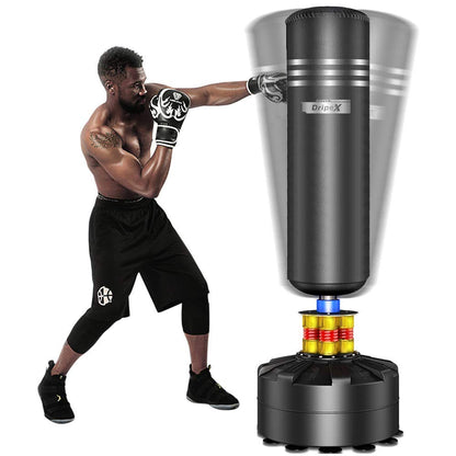 Dripex 175cm Standboxsack Erwachsene – Freistehend mit Saugfuss