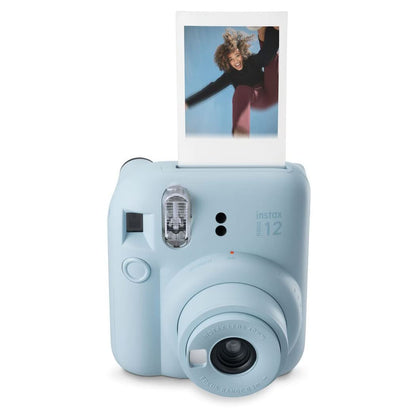 Fujifilm INSTAX Mini 12 Sofortbildkamera Pastellblau, 40 Aufnahmen