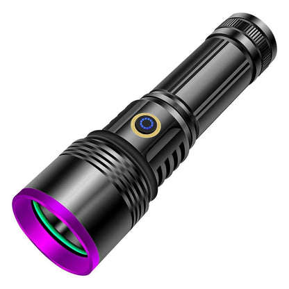 LUXNOVAQ UV-Taschenlampe 365 nm 30W Schwarzlicht aufladbar