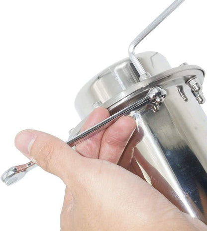 Z-fiber Zeitkapsel Edelstahl wasserdicht Anti-Korrosion 10,2 Zoll