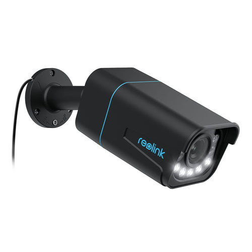 Reolink RLC-811A 4K PoE Überwachungskamera 5X Zoom Outdoor Schwarz. Ermöglicht detailreiche Außenüberwachung via PoE-Kabel.