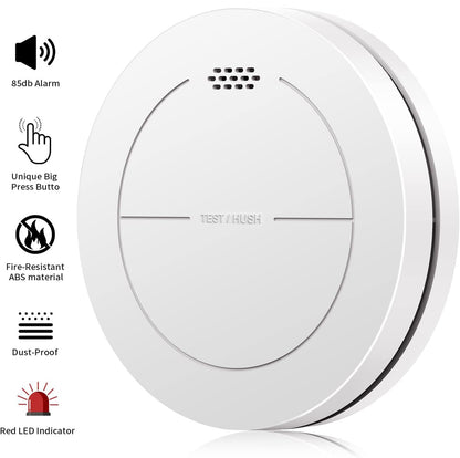 Safeliveo SL-S15 Rauchmelder im 6er Set mit 10-Jahres-Batterie