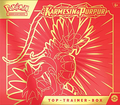 Pokémon: Top-Trainer-Box Karmesin & Purpur – Koraidon
