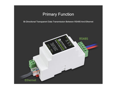 Waveshare RS485 zu RJ45 Ethernet Converter Serial Server mit PoE