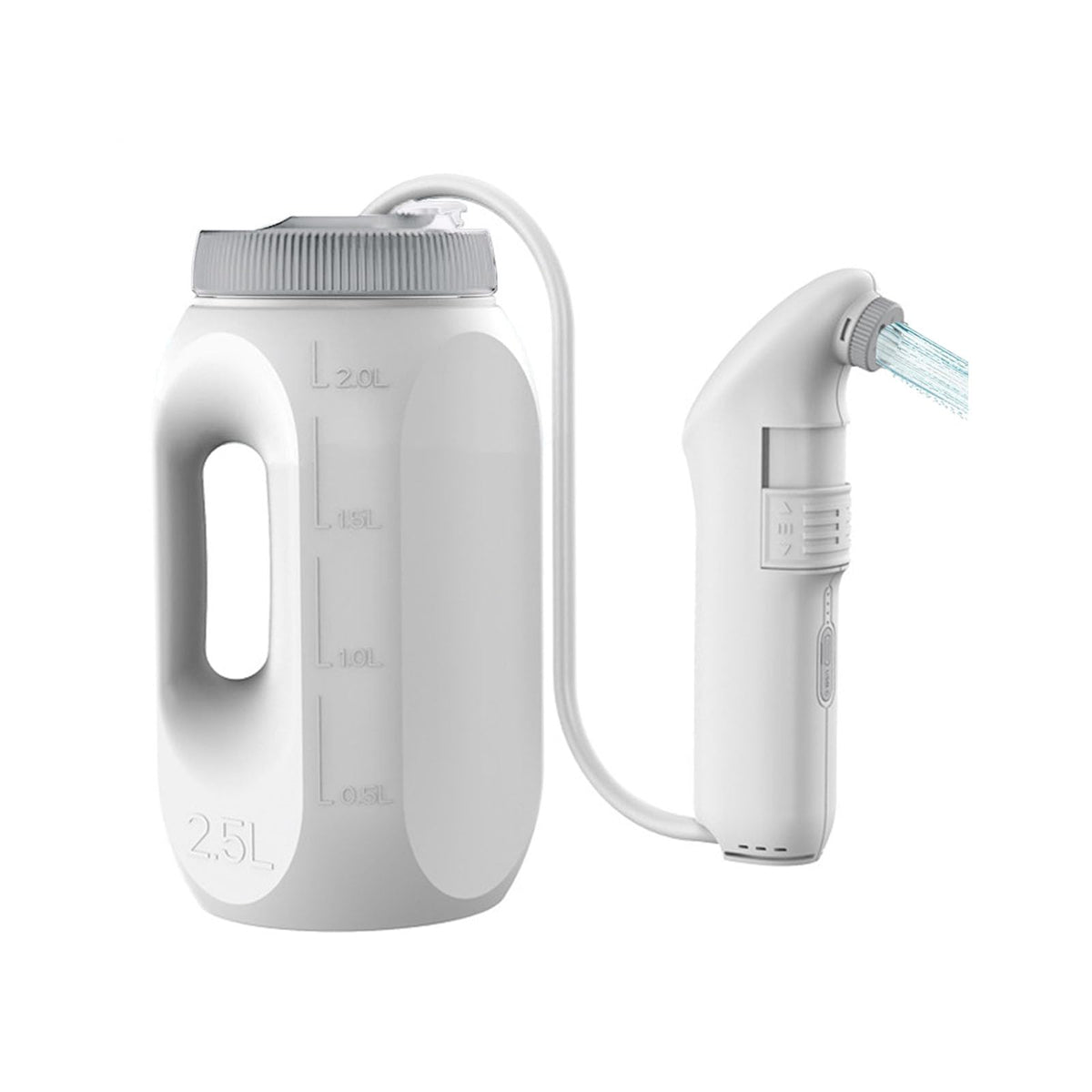 XFDZQQG Elektrisches Bidet Po-Dusche, tragbar, mit 2,5 L Wassertank