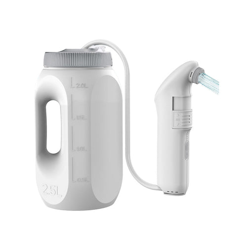 XFDZQQG Elektrisches Bidet Po-Dusche, tragbar, mit 2,5 L Wassertank