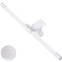 Quntis Monitor Lampe Curved – Weiss, Hintergrundbeleuchtung. Gekrümmte, weiße Lichtleiste für blendfreie Arbeitsplatzbeleuchtung & Ambiente-Hintergrundlicht am Monitor.