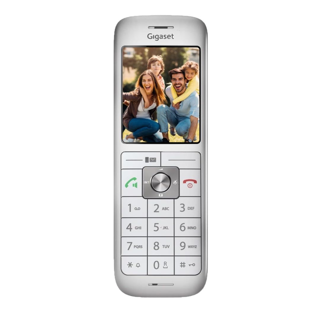 Gigaset CL660HX DECT-Mobilteil, weiß. Schnurloses Zusatztelefon für DECT-Basisstationen, kompatibel mit Fritzboxen.