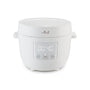 Yum Asia Tsuki Mini-Reiskocher - Pebble White (0.45L), kompakter, runder, weißer Reiskocher zur automatischen Zubereitung kleiner Mengen Reis.