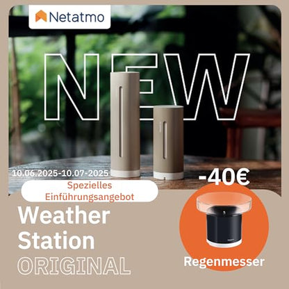 Netatmo Regenmesser Add-on Modul Funk für Wetterstation - NRG01-WW