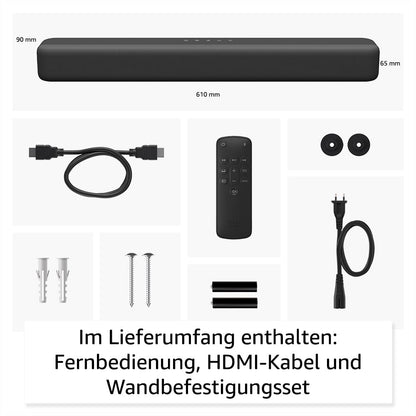 Amazon Fire TV Soundbar 2.0 mit DTS Virtual:X & Dolby Audio