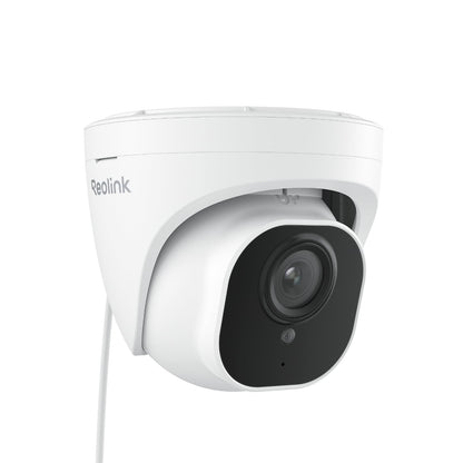 Reolink RLC-820A 4K PoE IP Überwachungskamera Outdoor (Personen/Auto): Weiße Dome-Kamera zur intelligenten 4K Überwachung.