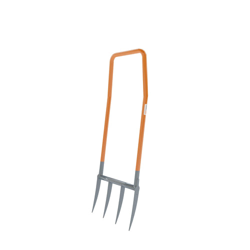 Terradix Broadfork 4x250 Doubleshaft Doppelgrabegabel 40 cm aus Werkzeugstahl mit umlaufendem Griffrohr