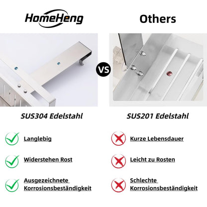 HomeHeng Duschablage zum Hängen, 2-stufig, SUS304 Edelstahl