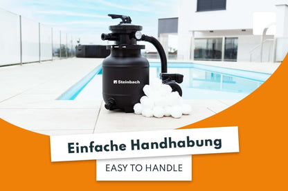 STEINBACH Filter Balls 1400 g – Filtersand-Ersatz für Sandfilter