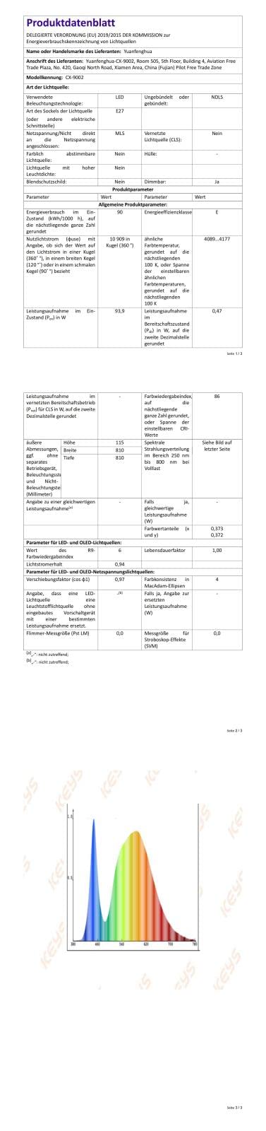 Moderne LED Deckenleuchte – Dimmbar, Farbwechsel, 10 Köpfe Ø85cm