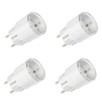 Shelly Plug S MTR Gen3 Smart Plug Matter Weiss - 4er Pack, weißer Kompaktstecker. Für Matter-Gerätesteuerung m. Strommessung.