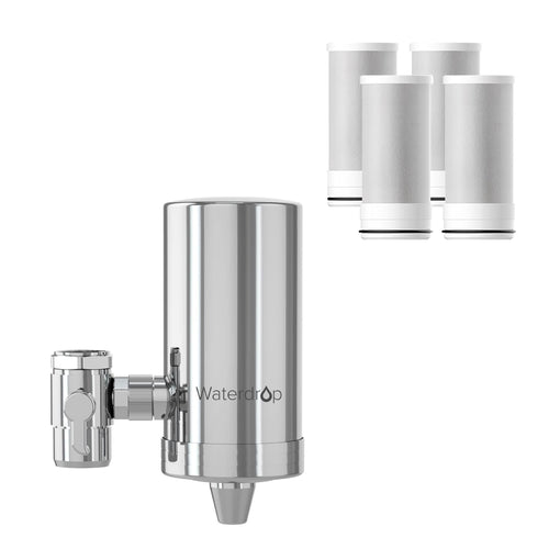Waterdrop WD-FC-06 Wasserfilterhahn – Rostfreier Stahl, schlankem Design zur Entnahme von gefiltertem Trinkwasser.