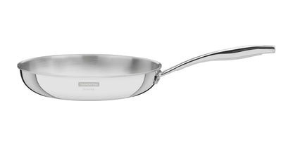 Tramontina Grano Bratpfanne - Ø 26 cm Edelstahl Induktion. Glänzende, runde Edelstahlpfanne ideal zum Braten und Anbraten.