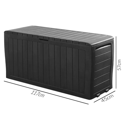 Deuba Gartenbox Auflagenbox Kissenbox 270L - Anthrazit